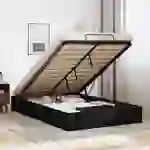 vidaXL Ottoman-Bett ohne Matratze Schwarz 120x190 cm Kunstleder vidaXL Ottoman-Bett ohne Matratze Schwarz 120x190 cm Kunstleder