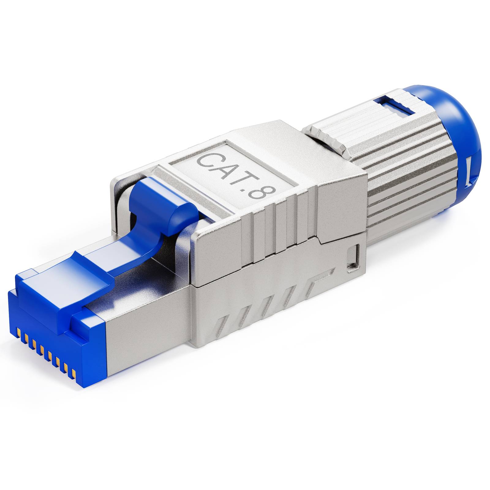 hb-digital Netzwerkstecker RJ45 CAT8 LAN Stecker PoE Unterstützung