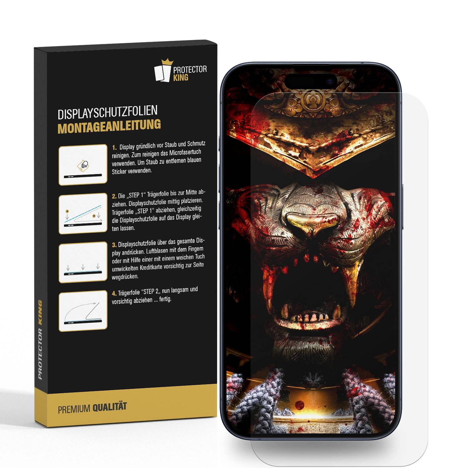 6x 9H Nano-Glass für iPhone 16 Pro Anti-Reflex Matt Displayschutz Schutzglas Panzerglas Panzerfolie Schutzfolie Screen-Protector ANTI-SHOK