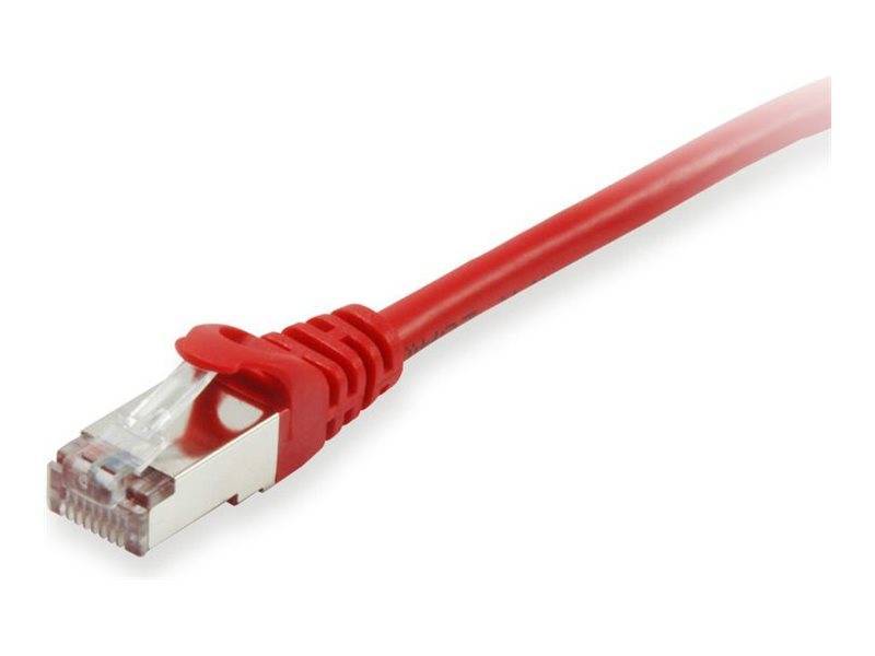 Equip Patchkabel Cat6A S/FTP 2xRJ45 1.50m rot LSZH Polybeutel Kabel RJ45 Cat.6