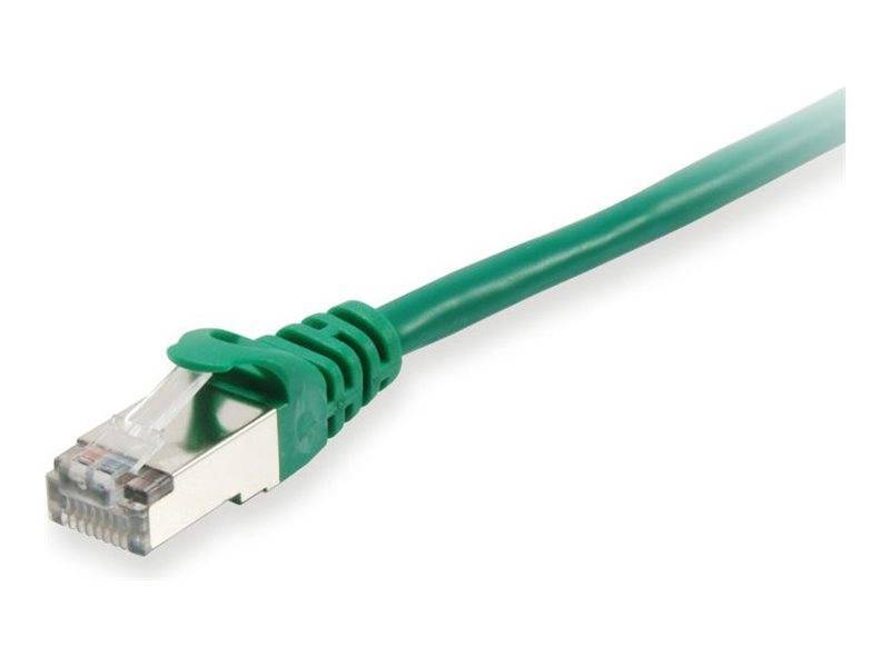 Equip Patchkabel Cat6A S/FTP 2xRJ45 25.00m grün LSZH Polybeutel Kabel RJ45 Cat.6