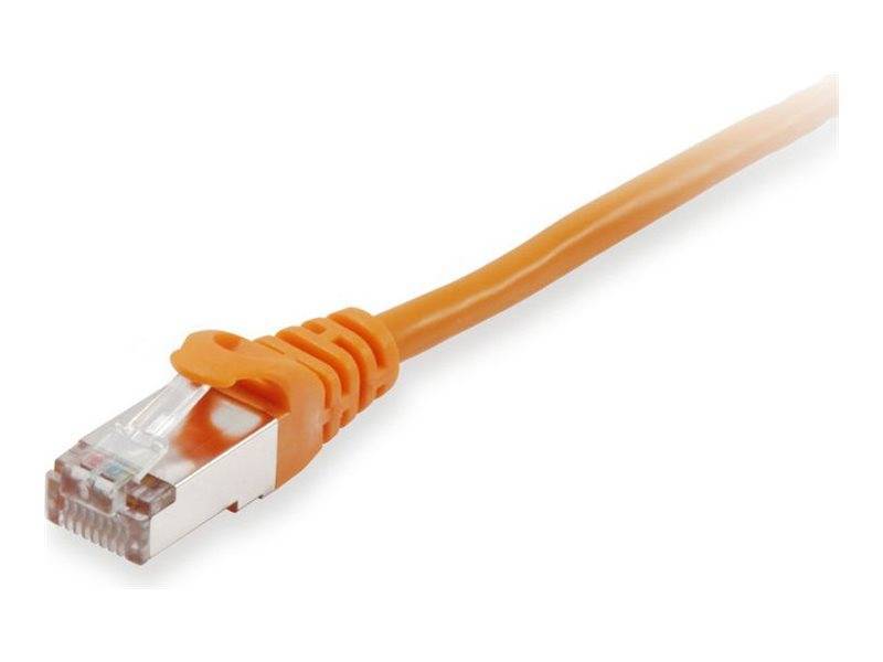 Equip Patchkabel Cat6A S/FTP 2xRJ45 25.00m orange LSZH Polybeutel Kabel RJ45 Cat.6