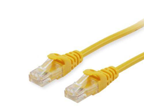 Equip Patchkabel Cat6 U/UTP 2xRJ45 15.00m gelb PVC Polybeutel Kabel RJ45 Cat.6