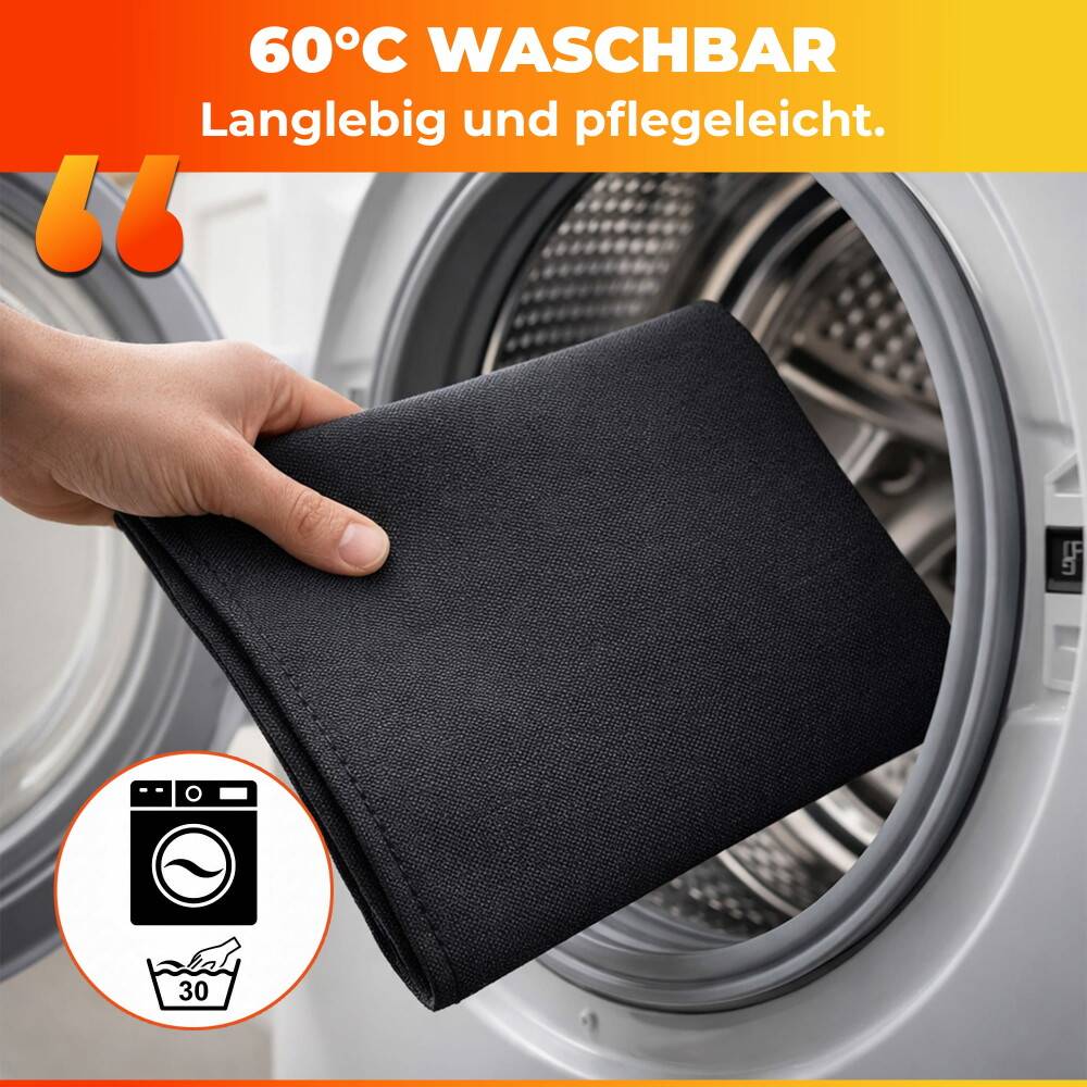 FireMat Black Edition - feuerfeste Unterlage, Größe:35x65cm