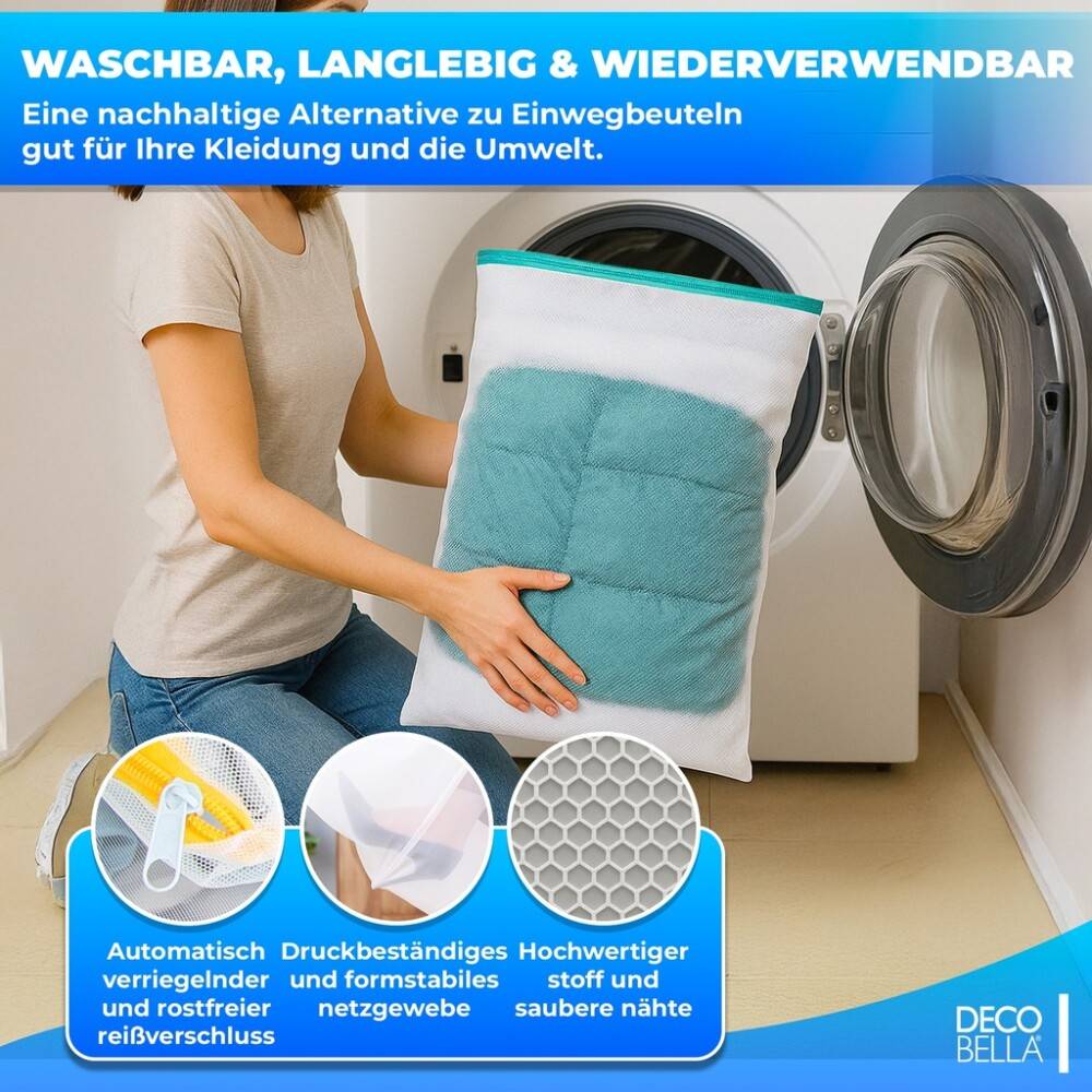 Wäschenetz für Waschmaschine, 3er Set