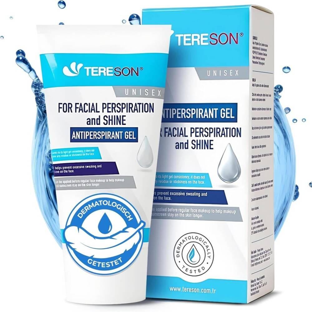 Tereson Antitranspirant Gel, Bei Schwitzen im Gesicht, 50 ml