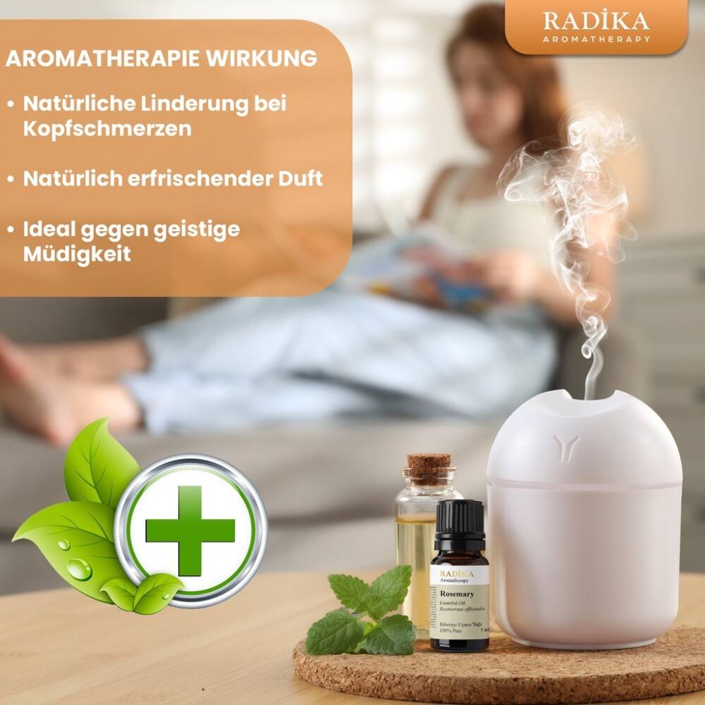 Rosmarinöl, ätherisches Öl, 100% Rein, BIO, natürlich, 10 ml