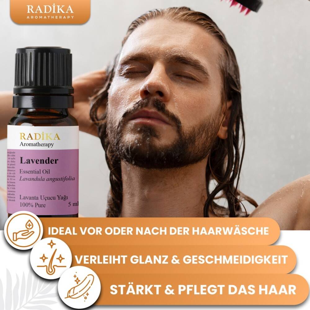 Lavendelöl, ätherisches Öl, 100% Rein, BIO, natürlich, 10 ml