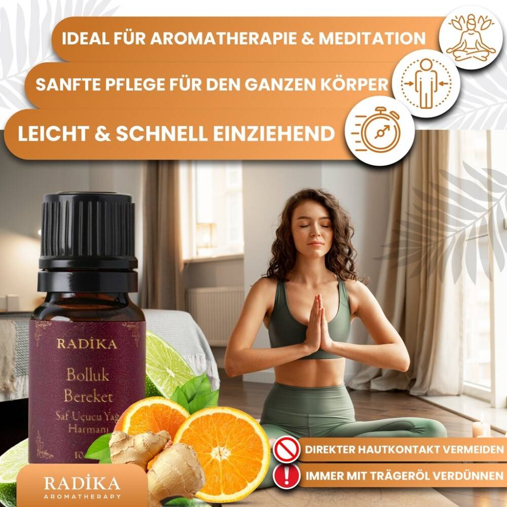 Aromatherapie-Öl, Mischung, 10 ml, 12 verschiedene spezielle ätherische Öle
