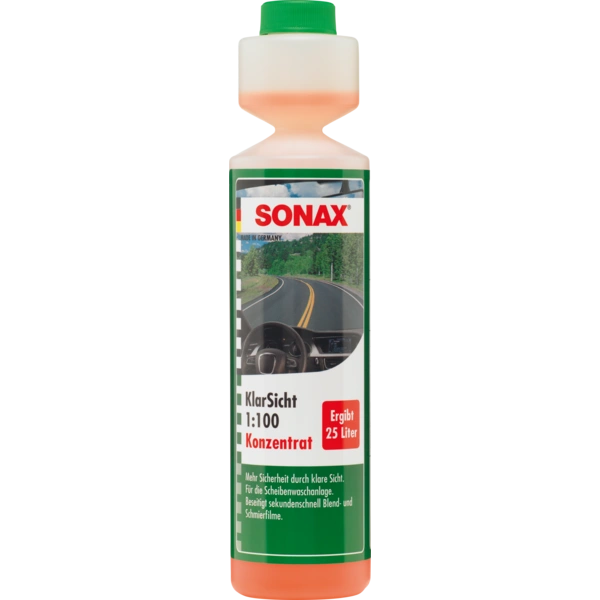 SONAX KlarSicht 1:100 Konzentrat 250 ml SONAX KlarSicht 1:100 Konzentrat 250 ml