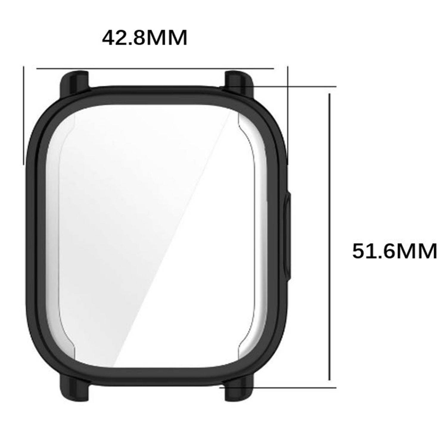 Für Xiaomi Redmi Watch 5 Active Full Cover Soft TPU All Inclusive Smart Case Schutz Hülle Gold