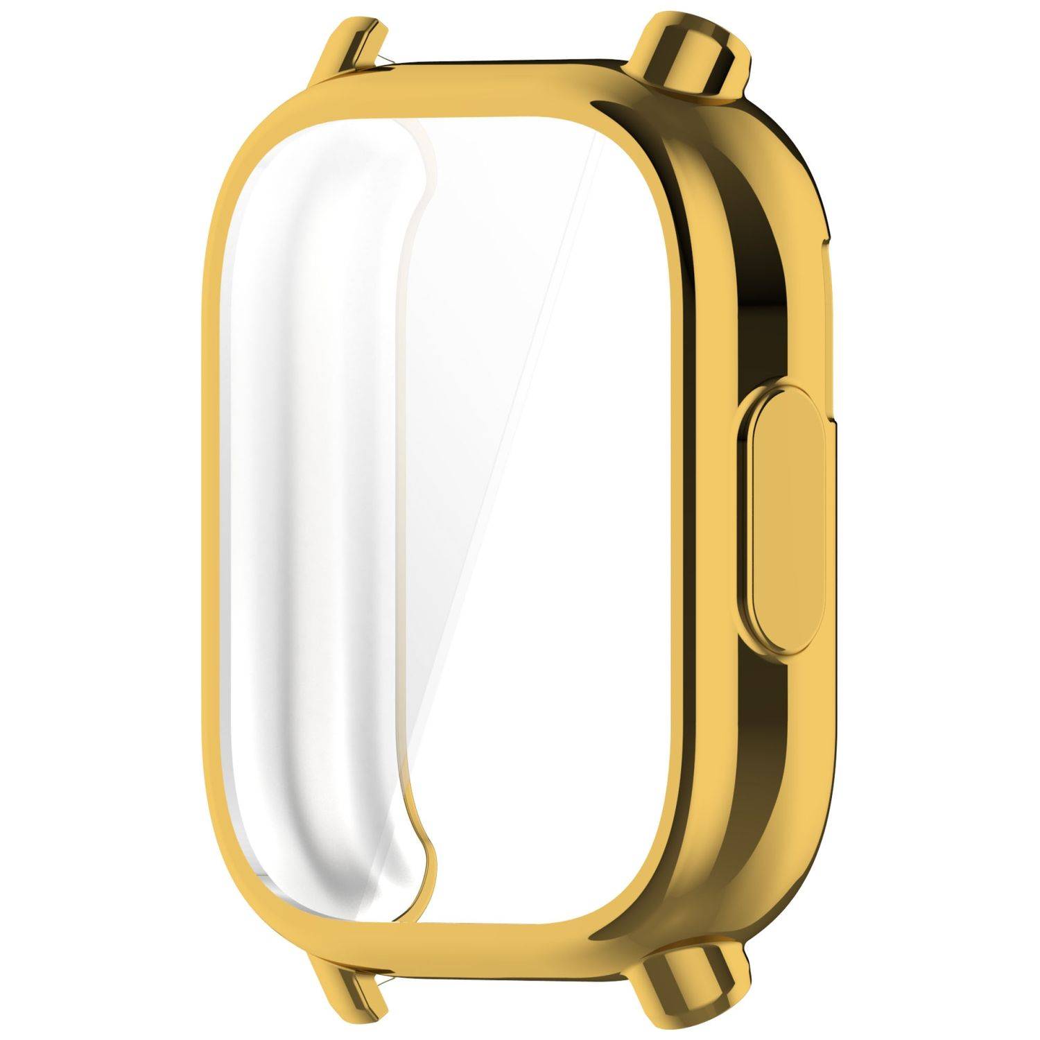 Für Xiaomi Redmi Watch 5 Active Full Cover Soft TPU All Inclusive Smart Case Schutz Hülle Gold