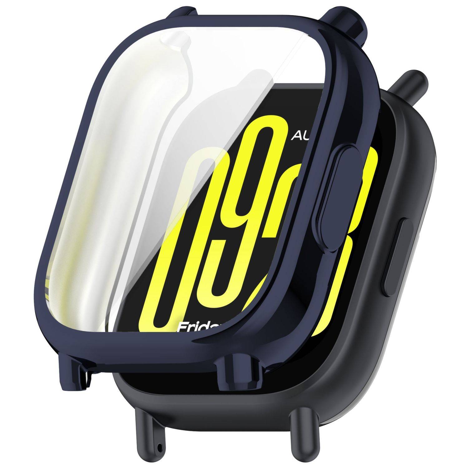 Für Xiaomi Redmi Watch 5 Lite Full Cover Soft TPU All Inclusive Smart Case Schutz Hülle Blau