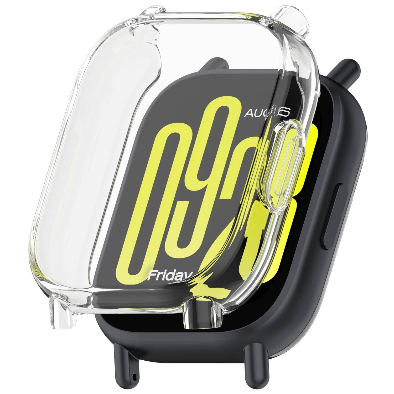 Für Xiaomi Redmi Watch 5 Lite Full Cover Soft TPU All Inclusive Smart Case Schutz Hülle Transparent