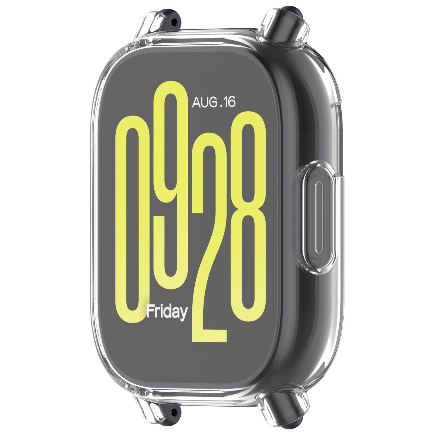 Für Xiaomi Redmi Watch 5 Lite Full Cover Soft TPU All Inclusive Smart Case Schutz Hülle Transparent