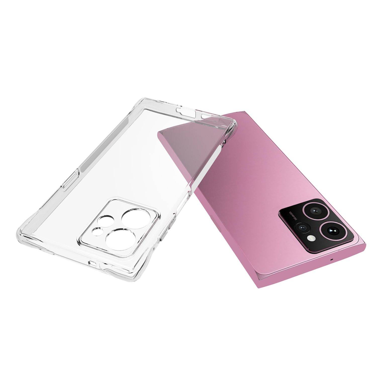Für HMD Skyline Stoßfeste TPU Handy Schutz Hülle Backcover Transparent Zubehör