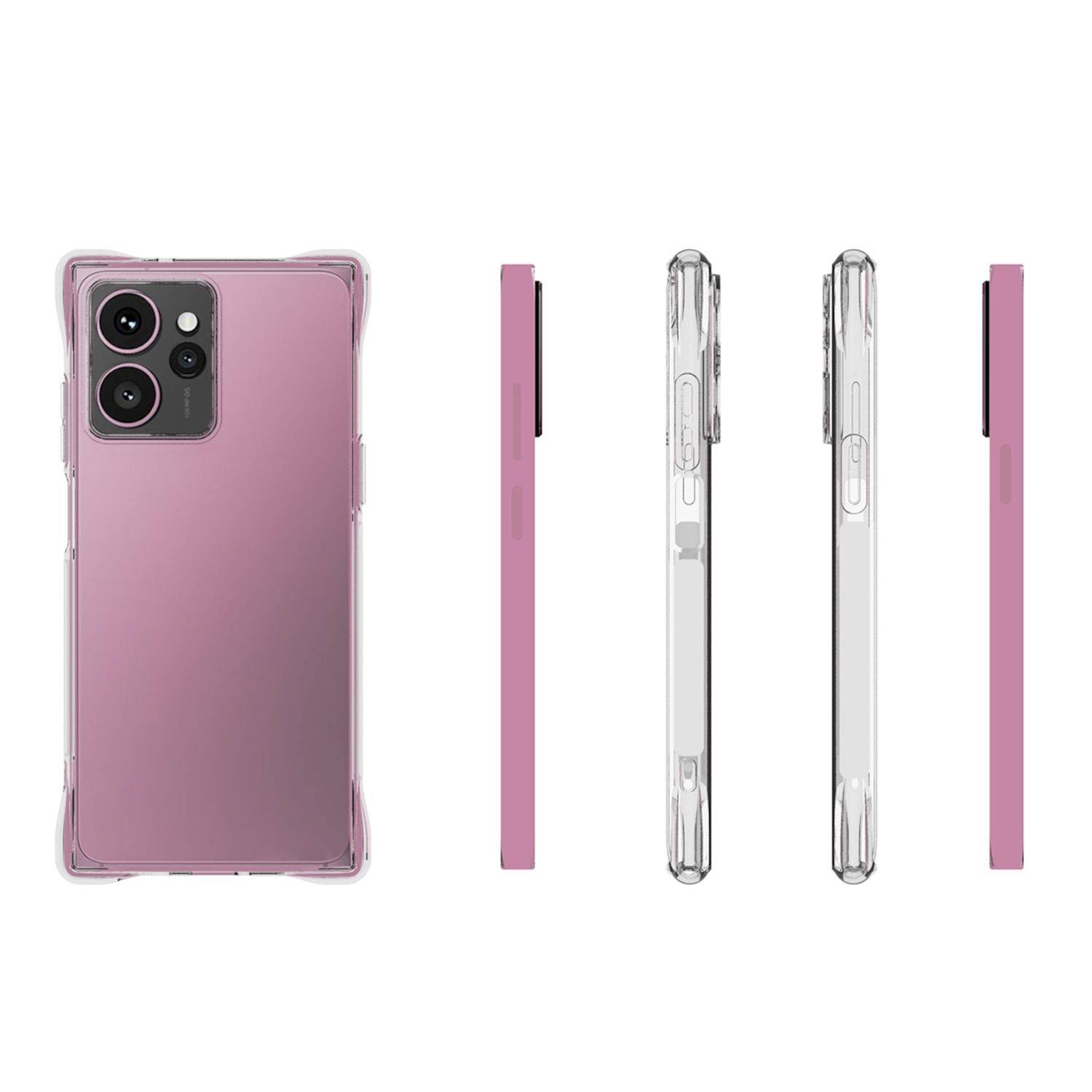 Für HMD Skyline Stoßfeste TPU Handy Schutz Hülle Backcover Transparent Zubehör