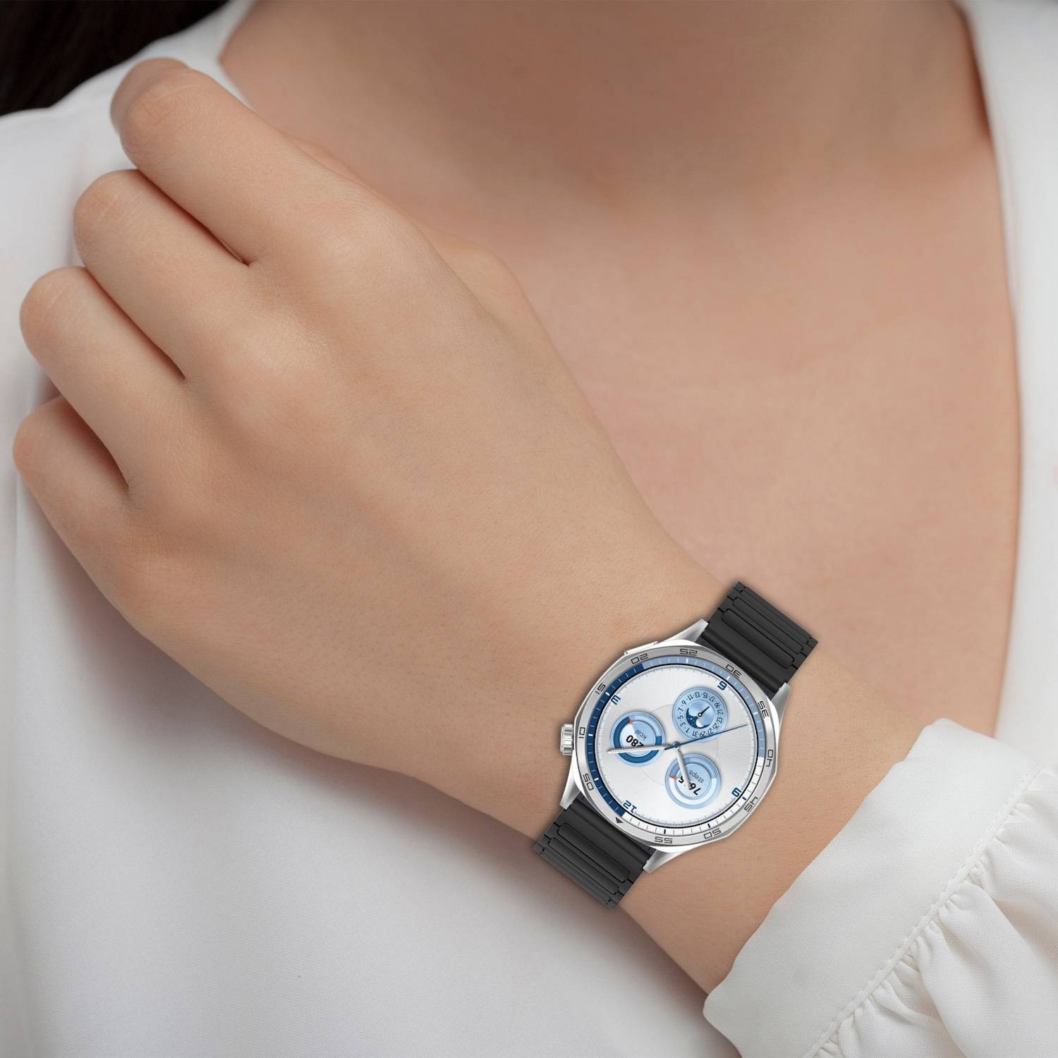 Für Xiaomi Redmi Watch 5 Lite Two Color Silikon Magnetisches Ersatz Arm Band Dunkelgrün