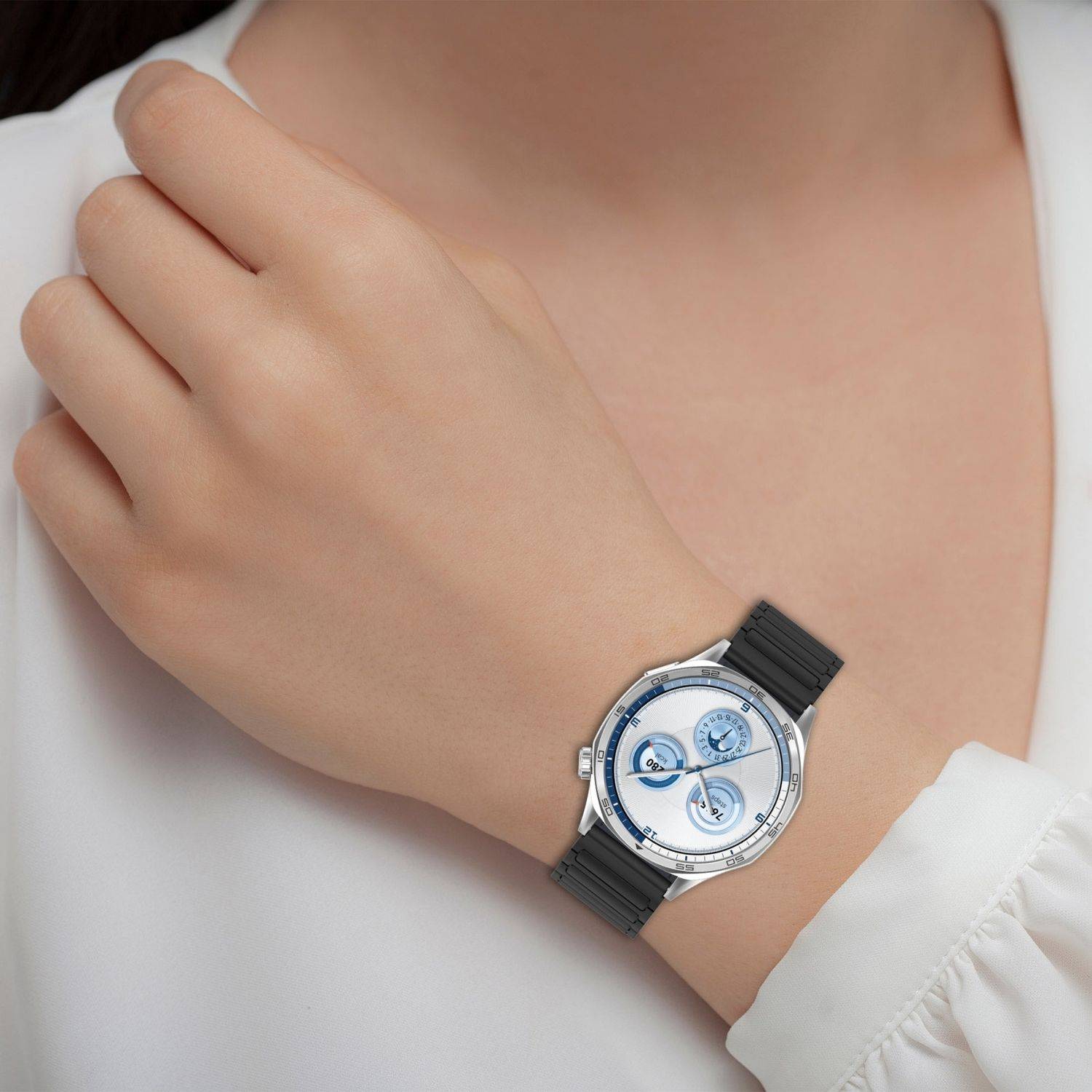 Für Xiaomi Redmi Watch 5 Active Two Color Silikon Magnetisches Ersatz Arm Band Dunkelgrün