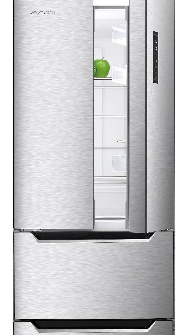 Wolkenstein FD351.4A++NFIX Frenchdoor Kühlgefrierschrank Schubladen