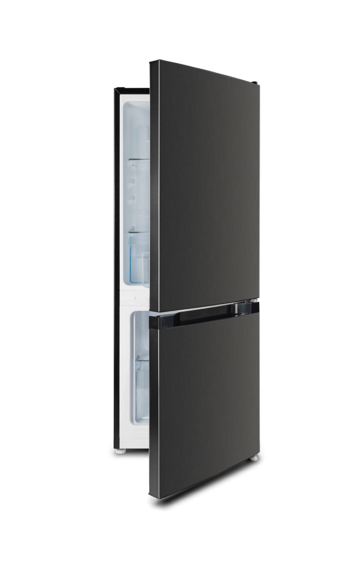 PKM Kühlgefrierkombination KHKG117EB 117 Liter Nutzinhalt, Schwarz, Nur 39 dB