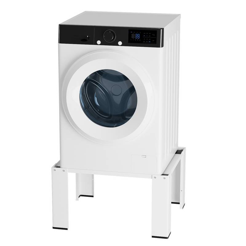 Waschmaschinen Untergestell aus Stahl Waschmaschinensockel für Trockner/Kühlschrank bis 100kg