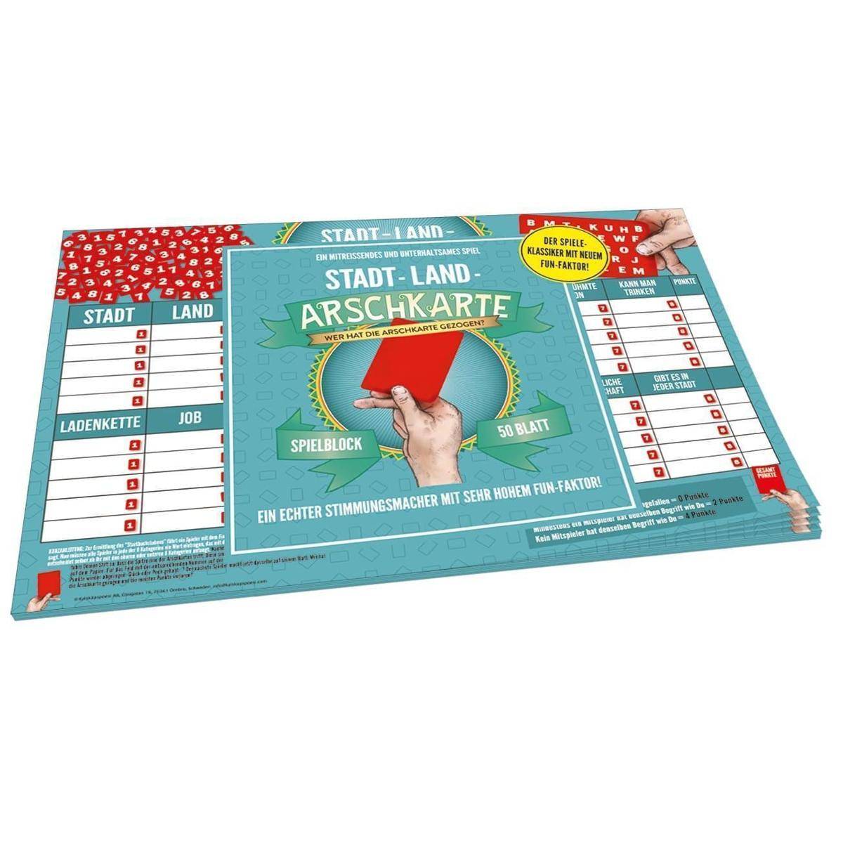 KYL43047 - Stadt-Land-Arschkarte Original Edition (DE)