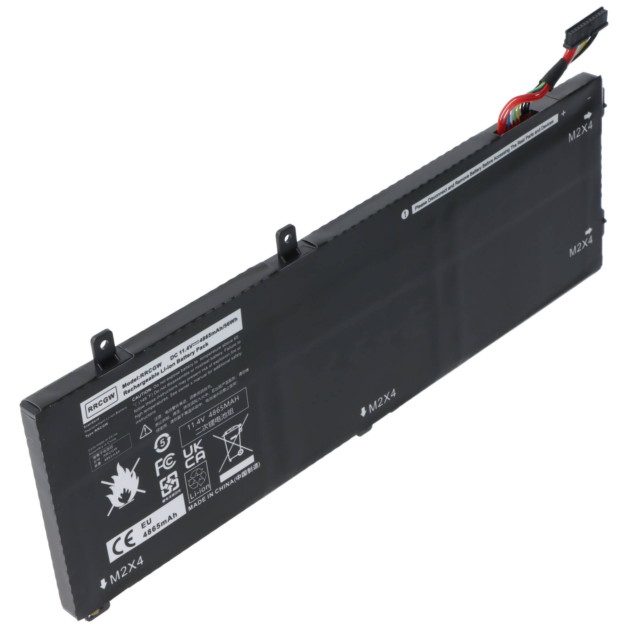 Akku passend für Dell XPS 15 9550, Dell Precision M5510, Li-Polymer, 11,4V 4910mAh