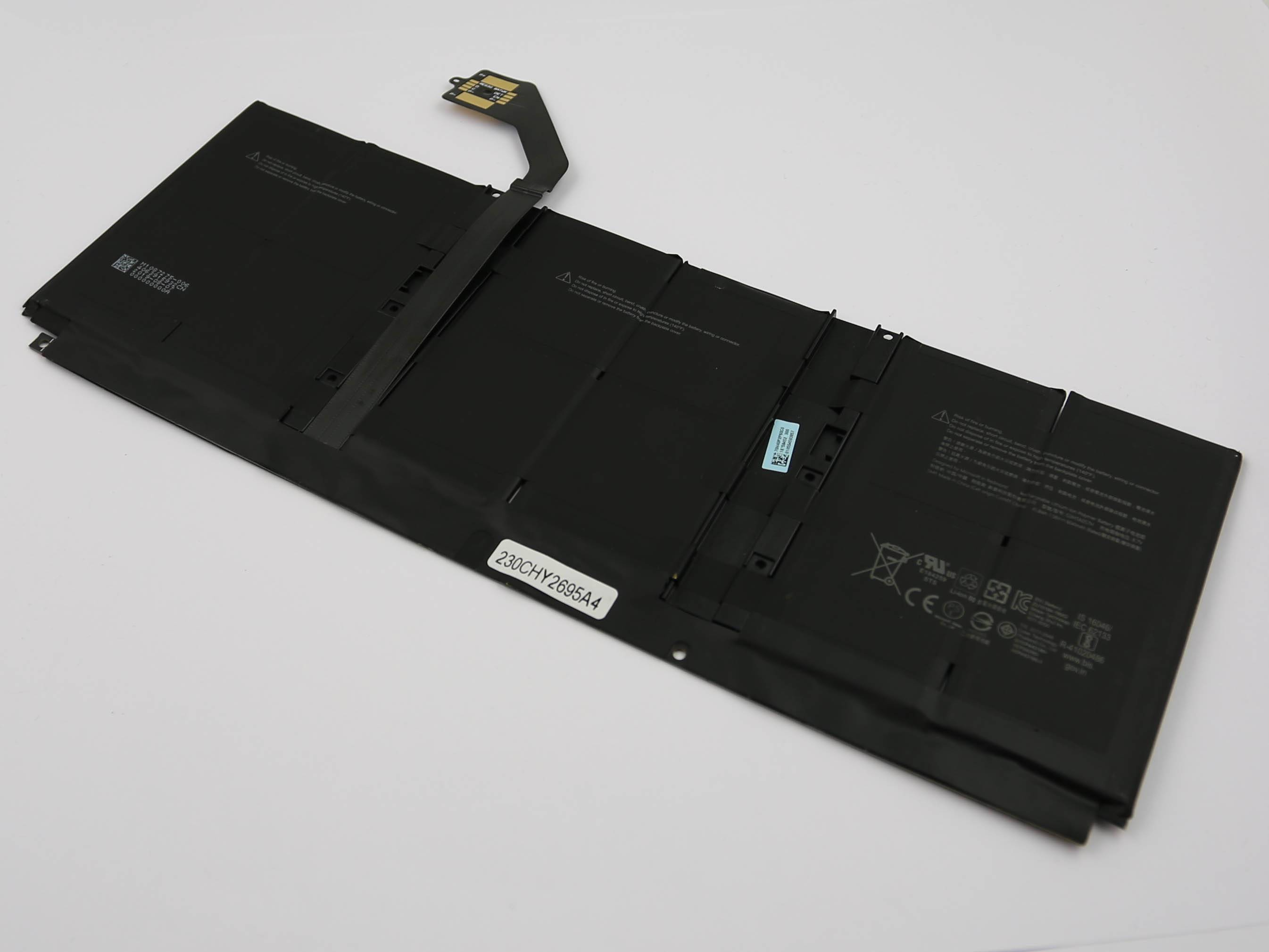 Akku passend für Microsoft Surface Book 3 15" 1872, Li-Polymer, 7,58V, 6041mAh, 45,8Wh, built-in