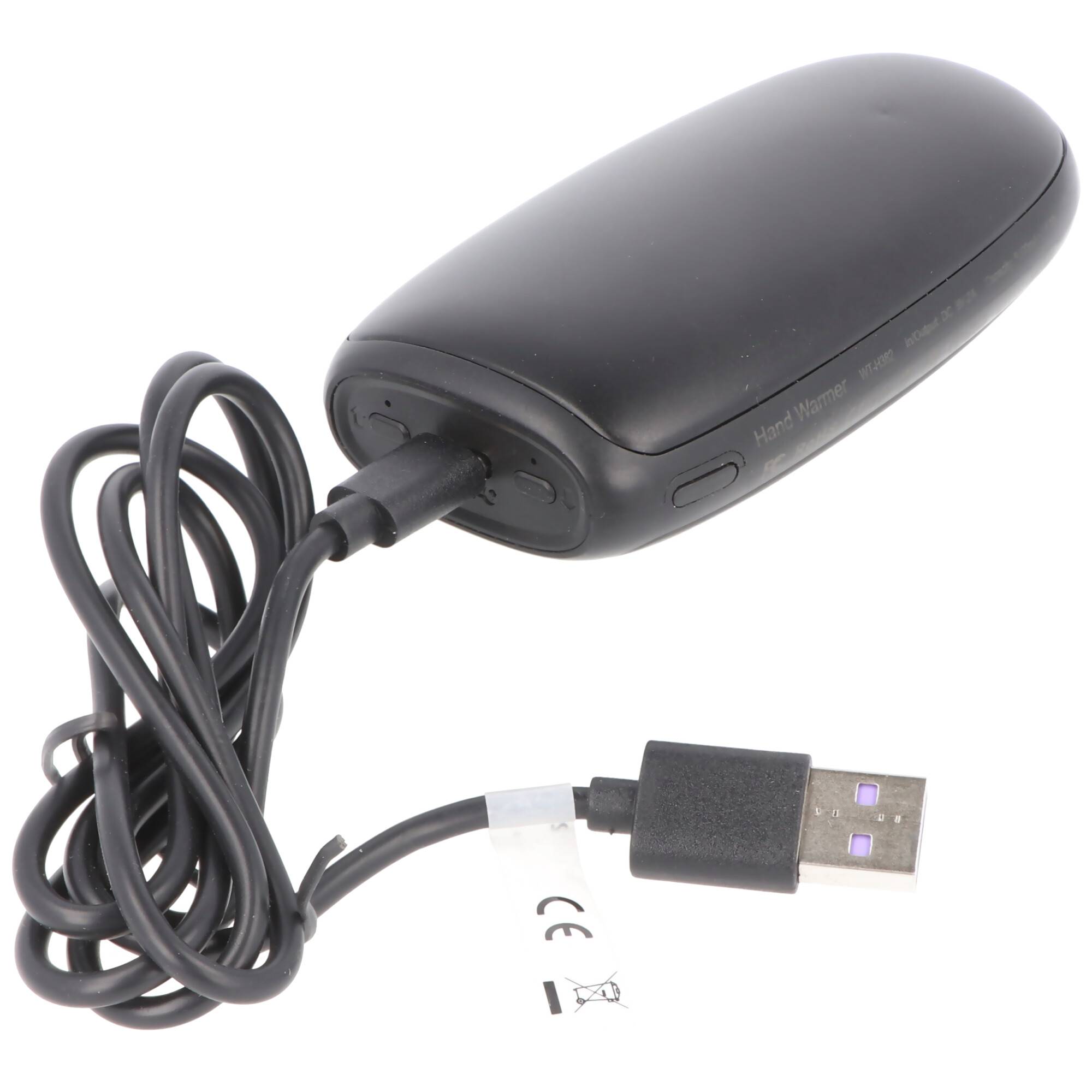 Powerbank + Handwarmer, Li-ion, 5.000mAh