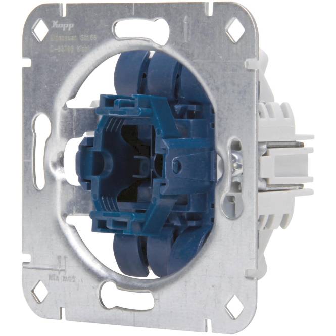 Kopp UP Kreuzschalter-Sockel Install.Baumaterial Schaltermat/Geb.Steu Schalter Steckdosenm