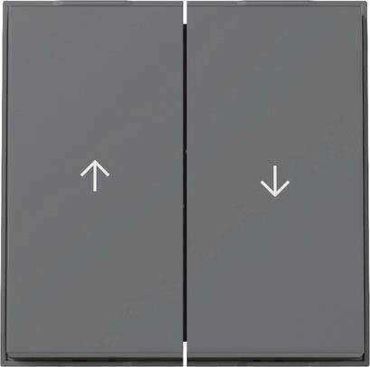 GIRA 329467 Wippe 2fach Pfeil TX_44 WG UP Anthrazit Install.Baumaterial Schaltermat/Geb.Steu