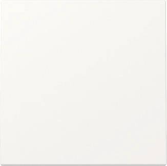 Eine einfache weiße quadratische Fliese mit glatter Oberfläche und minimaler Textur.