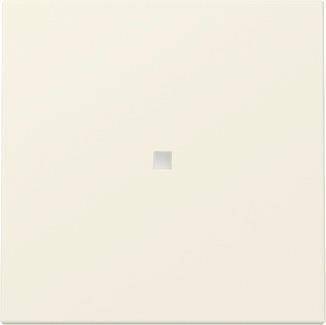 Ein einfaches, cremefarbenes Quadrat mit einem kleinen, zentrierten grauen Quadrat. Schlichtes und minimalistisches Design.