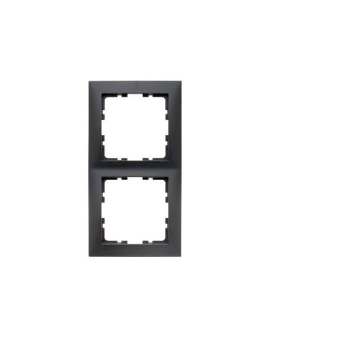 Berker Rahmen 2fach S.1 10129949 anthrazit matt Install.Baumaterial Schaltermat/Geb.Steu Schalter