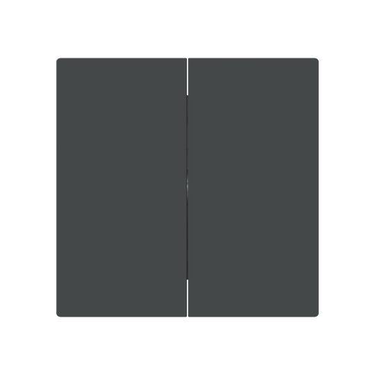 BJ Wippe geschlossen schwarz m. 1785-45M f.Serienschalter Busch-art linear Install.Baumaterial