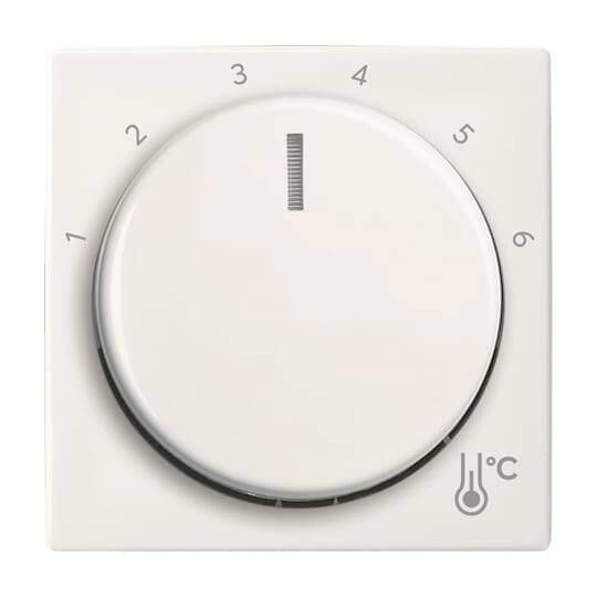 BJ Zentralscheibe Temperatur 1794 R-914 rund alpinweiß Install.Baumaterial Schaltermat/Geb.Steu