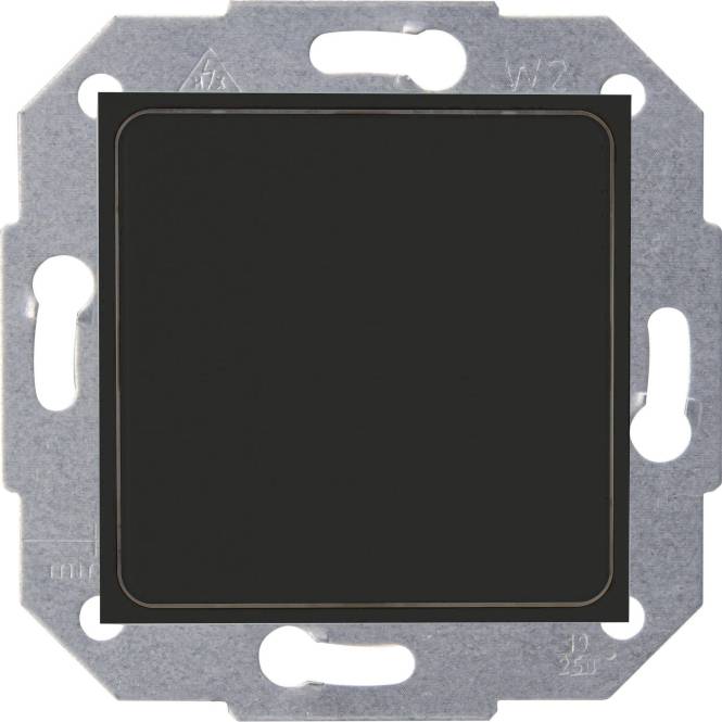 Kopp HK07-Blindabdeckung Farbe 333650006 schwarz matt Install.Baumaterial Schaltermat/Geb.Steu