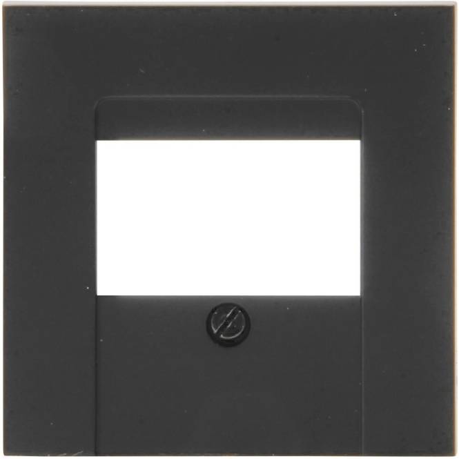 Kopp HK07-TAE Abdeckung Farbe: 373150009 schwarz matt Install.Baumaterial Schaltermat/Geb.Steu