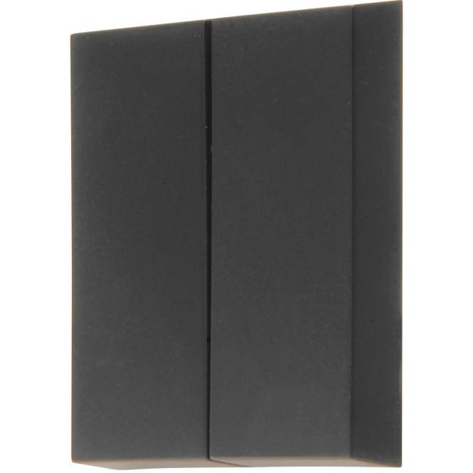 Kopp HK07-Flächendoppelwippe 490350009 Farbe:schwarz matt Install.Baumaterial Schaltermat/Geb.Steu