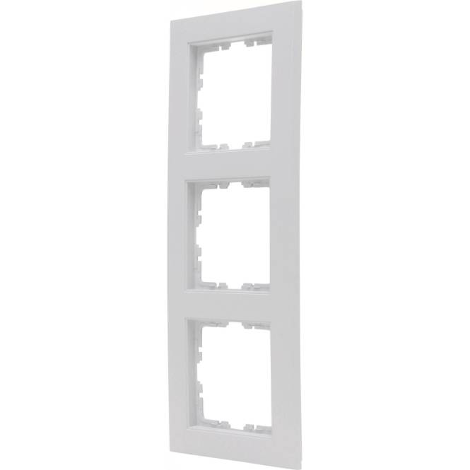 Kopp HK07-Abdeckrahmen 3-fach 402734000 Farbe:grau matt Install.Baumaterial Schaltermat/Geb.Steu