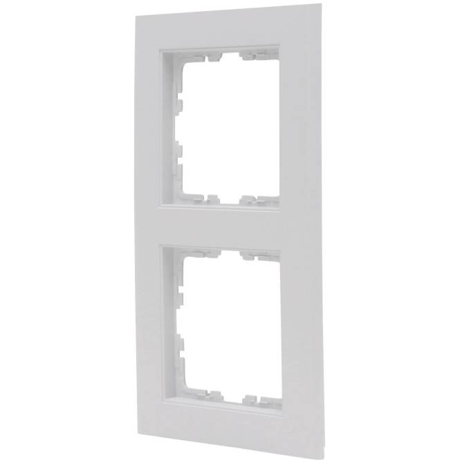 Kopp HK07-Abdeckrahmen 2-fach 402634007 Farbe:grau matt Install.Baumaterial Schaltermat/Geb.Steu