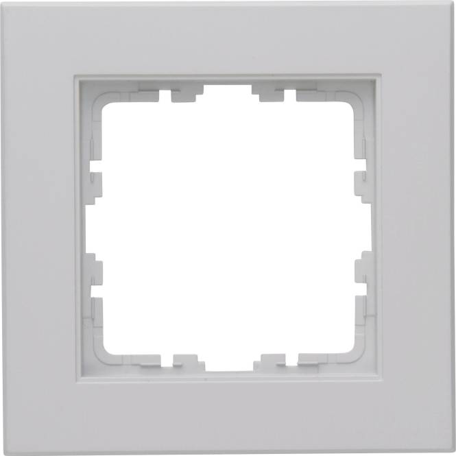 Kopp HK07-Abdeckrahmen 1-fach 402134002 Farbe:grau matt Install.Baumaterial Schaltermat/Geb.Steu