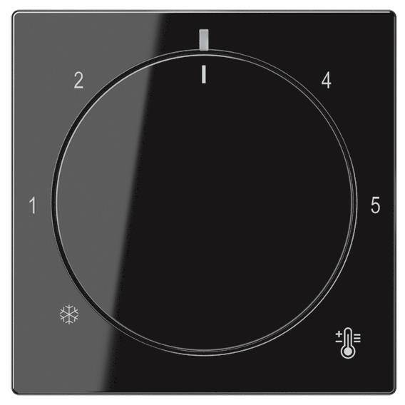 Jung Abdeckung f.Thermostat A1749BFSW Install.Baumaterial Schaltermat/Geb.Steu Schalter Steckdosenm