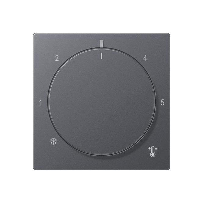 Jung Abdeckung f.Thermostat A1749BFANM Install.Baumaterial Schaltermat/Geb.Steu Schalter Steckdosenm