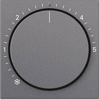 GIRA 270228 Abdeckung Raumtemperatur- regler Kontroll System 55 Anthrazit Install.Baumaterial