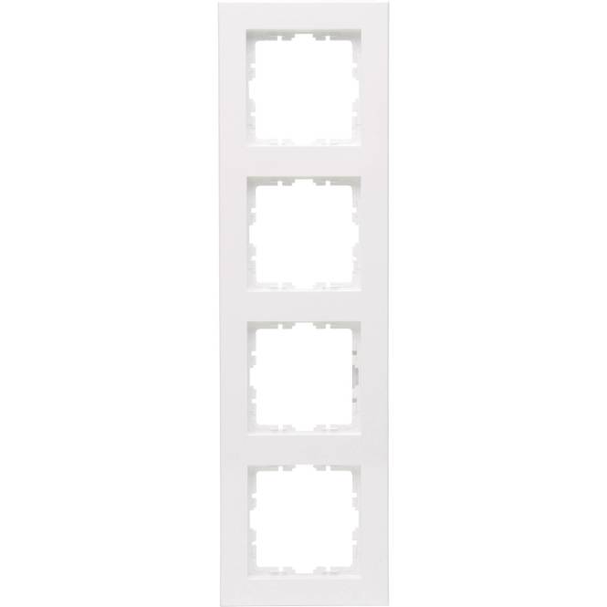 Kopp HK07 PURE Abdeckrahmen 4f 407129005 reinweiß Install.Baumaterial Schaltermat/Geb.Steu Schalter