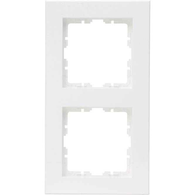 Kopp HK07 PURE Abdeckrahmen 406929008 2fach reinweiß Install.Baumaterial Schaltermat/Geb.Steu