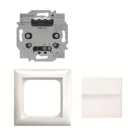 BJ Komfortschalter flex Set 64765 UJ-914 Install.Baumaterial Schaltermat/Geb.Steu Schalter