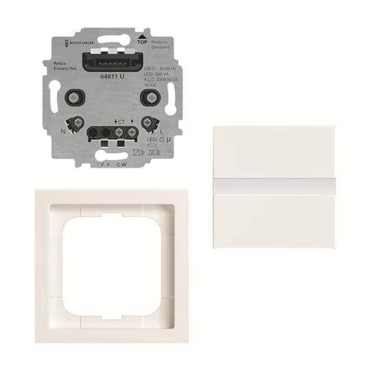 BJ Komfortschalter flex Set 64765 UJ-84 Install.Baumaterial Schaltermat/Geb.Steu Schalter